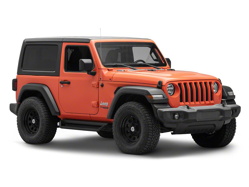 Jeep Licensed by RedRock Open Trail HD Running Boards (18-26 Jeep Wrangler JL 2-Door)