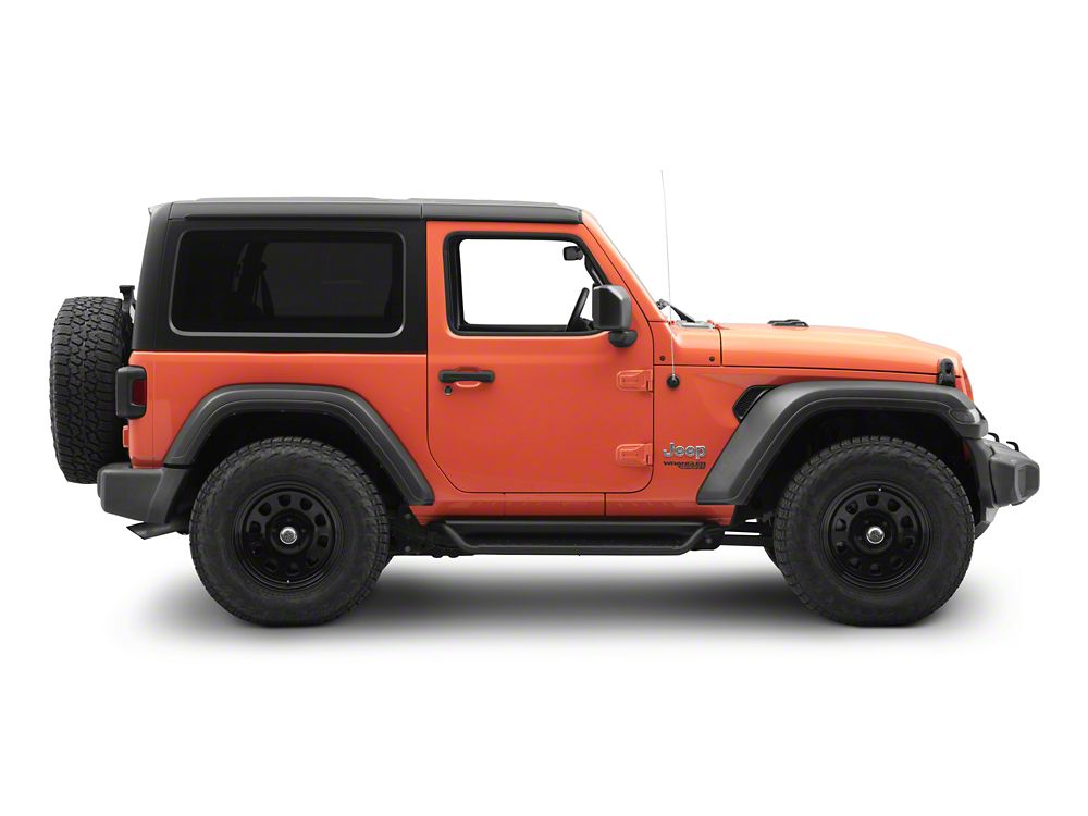 Jeep Licensed by RedRock Open Trail HD Running Boards (18-26 Jeep Wrangler JL 2-Door)