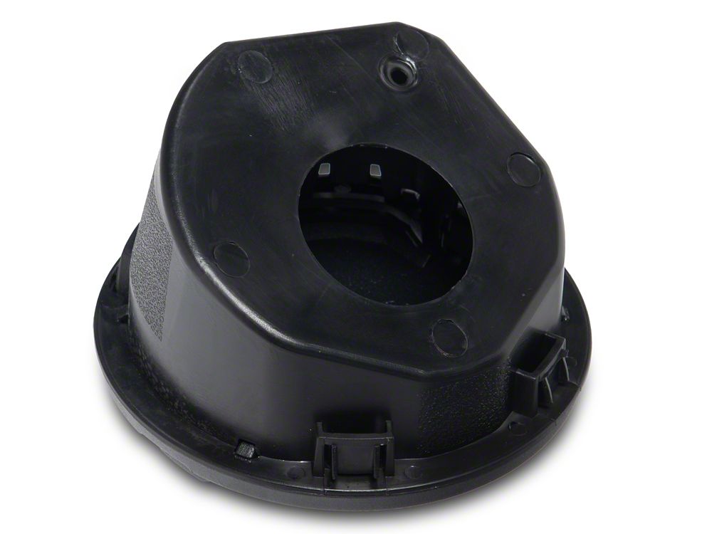 Jeep Licensed by RedRock Fuel Filler Door Cover; Matte Black (18-26 Jeep Wrangler JL)