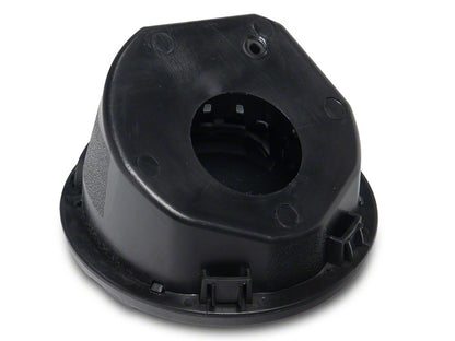 Jeep Licensed by RedRock Fuel Filler Door Cover; Matte Black (18-26 Jeep Wrangler JL)