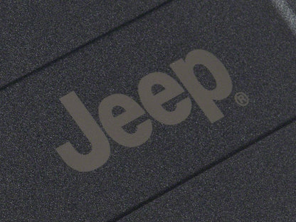 Jeep Licensed by RedRock Fuel Filler Door Cover; Matte Black (18-26 Jeep Wrangler JL)