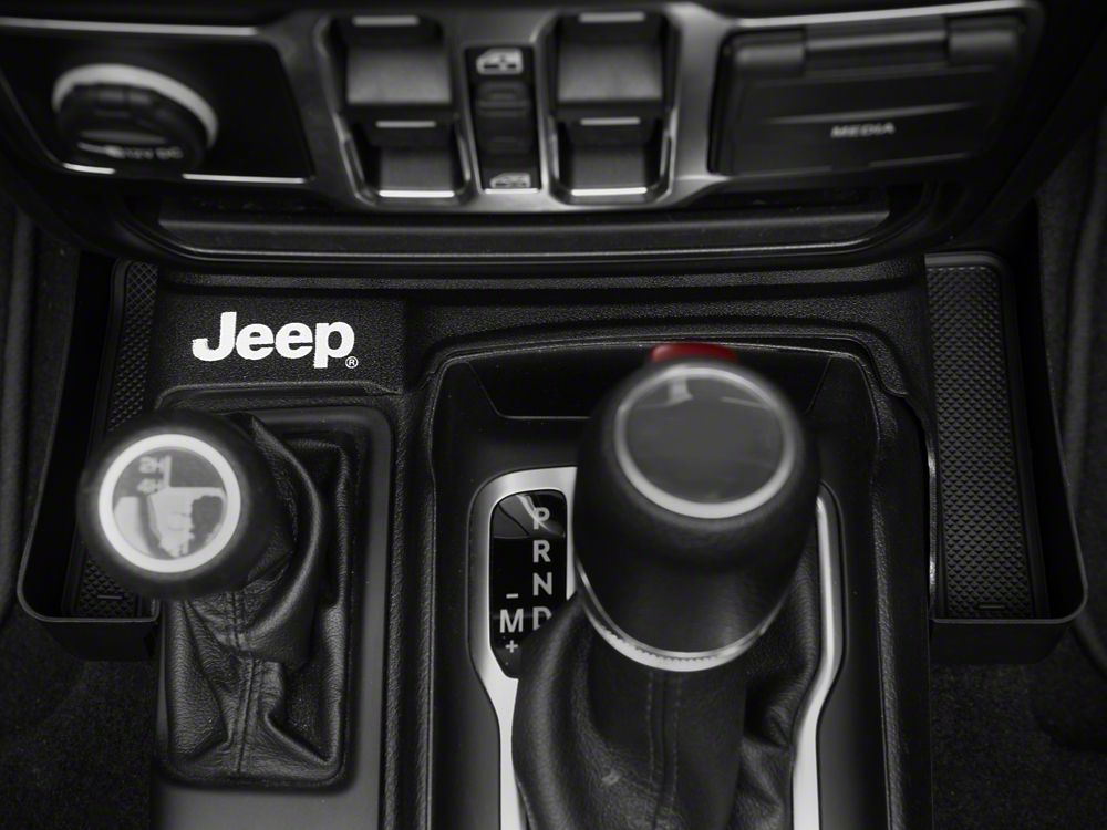 Jeep Licensed by RedRock RedRock Console Storage Tray (20-25 Jeep Gladiator JT)