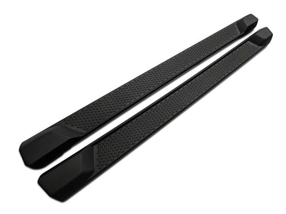 RedRock Molded ABS OE Style Side Step Bars and Fuel Filler Door Cover; Matte Black (18-26 Jeep Wrangler JL 4-Door)