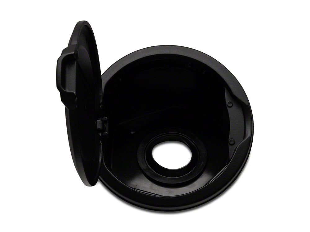 RedRock Molded ABS OE Style Side Step Bars and Fuel Filler Door Cover; Matte Black (18-26 Jeep Wrangler JL 4-Door)