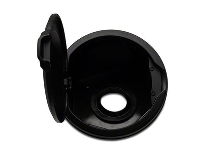 RedRock Molded ABS OE Style Side Step Bars and Fuel Filler Door Cover; Matte Black (18-26 Jeep Wrangler JL 4-Door)