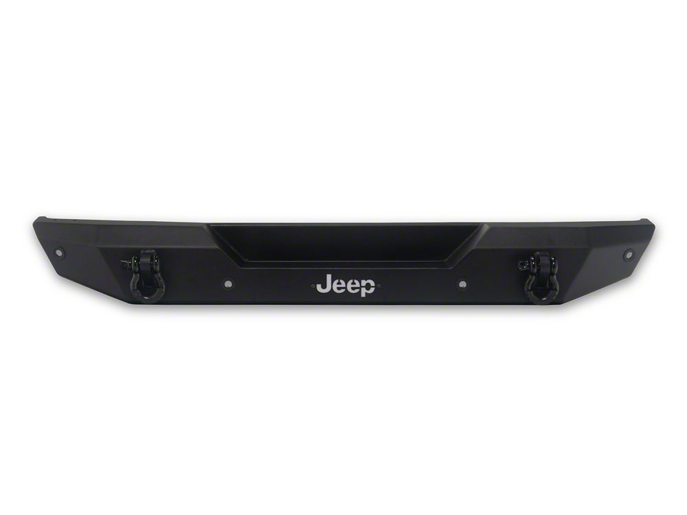 Jeep Licensed by RedRock HD Rear Bumper with LED Jeep Logo Backlight (18-26 Jeep Wrangler JL)