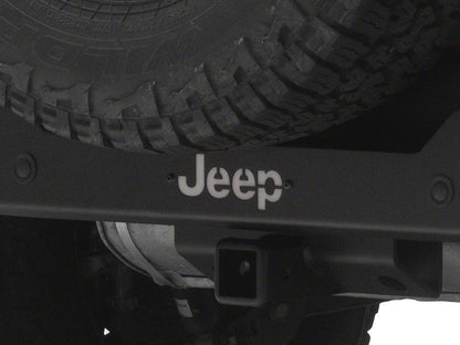 Jeep Licensed by RedRock HD Rear Bumper with LED Jeep Logo Backlight (18-26 Jeep Wrangler JL)