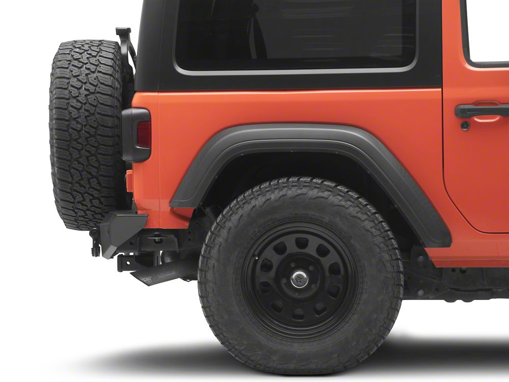 Jeep Licensed by RedRock HD Rear Bumper with LED Jeep Logo Backlight (18-26 Jeep Wrangler JL)