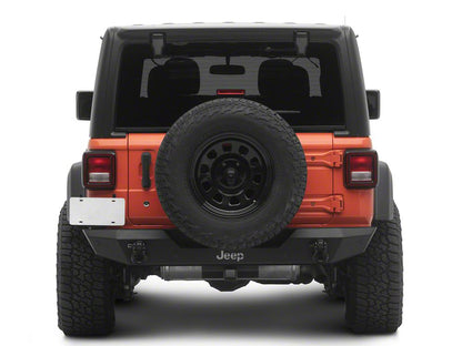 Jeep Licensed by RedRock HD Rear Bumper with LED Jeep Logo Backlight (18-26 Jeep Wrangler JL)