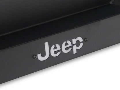 Jeep Licensed by RedRock HD Rear Bumper with LED Jeep Logo Backlight (18-26 Jeep Wrangler JL)
