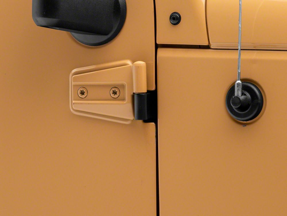 RedRock Replacement Body Side and Exterior Door Hinges (07-18 Jeep Wrangler JK 4-Door)