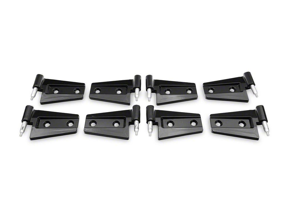 RedRock Replacement Body Side and Exterior Door Hinges (07-18 Jeep Wrangler JK 4-Door)