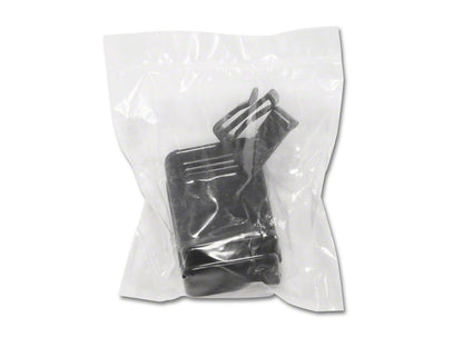 RedRock Extended Bikini Top with Header Panel; Black Diamond (97-06 Jeep Wrangler TJ, Excluding Unlimited)