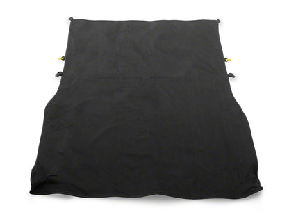 RedRock Extended Bikini Top with Header Panel; Black Diamond (97-06 Jeep Wrangler TJ, Excluding Unlimited)