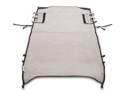 RedRock Extended Bikini Top with Header Panel; Black Diamond (11-18 Jeep Wrangler JK 4-Door)