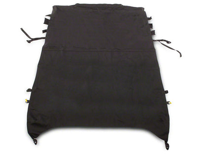 RedRock Extended Bikini Top with Header Panel; Black Diamond (11-18 Jeep Wrangler JK 4-Door)