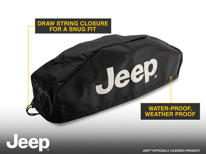 Jeep Licensed by RedRock Winch Cover with Jeep Logo