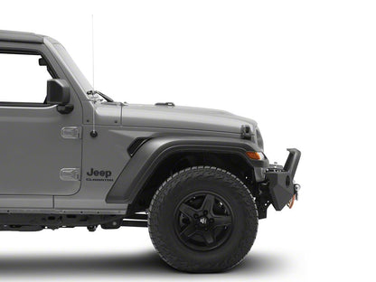 RedRock Full Width Winch Front Bumper with Halogen Fog Lights (20-25 Jeep Gladiator JT)