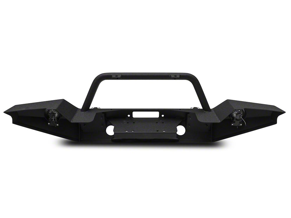 RedRock Full Width Winch Front Bumper with Halogen Fog Lights (20-25 Jeep Gladiator JT)