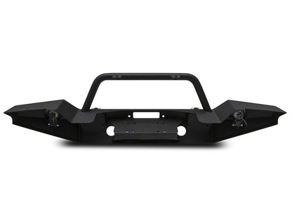 RedRock Full Width Winch Front Bumper with Halogen Fog Lights (20-25 Jeep Gladiator JT)