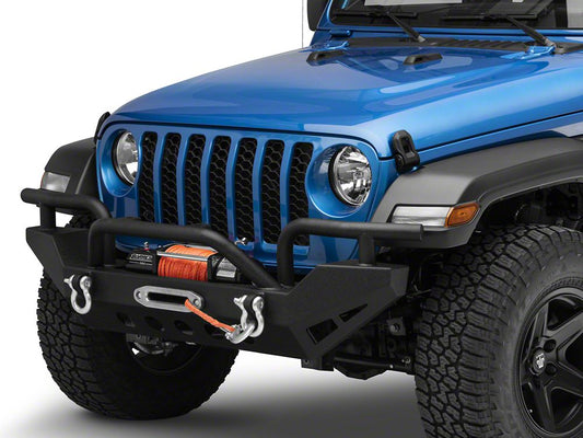 RedRock Rock Crawler Full Width Winch Front Bumper (20-25 Jeep Gladiator JT)