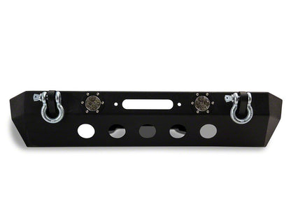 RedRock Stubby Winch Front Bumper with LED Fog Lights (20-25 Jeep Gladiator JT)