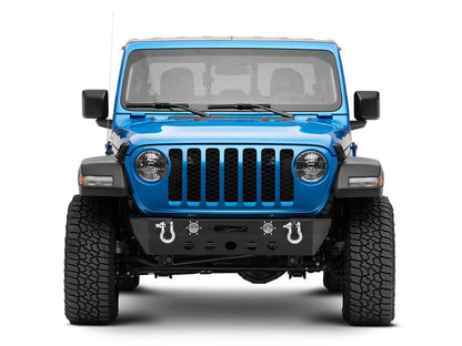 RedRock Stubby Winch Front Bumper with LED Fog Lights (20-25 Jeep Gladiator JT)