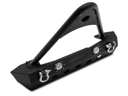 RedRock Stubby Winch Front Bumper with LED Lights and Stinger Bar (20-25 Jeep Gladiator JT)