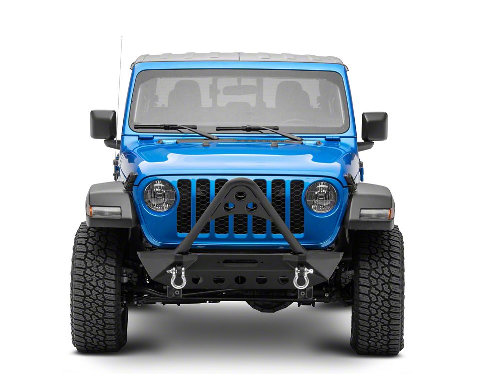 RedRock Stubby Winch Front Bumper with Stinger Bar (20-25 Jeep Gladiator JT)