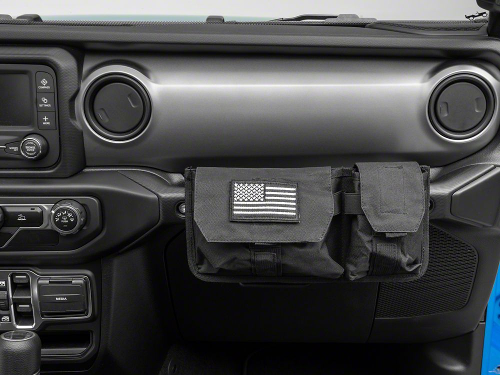RedRock Passenger Storage Bag with Flag Logo (20-25 Jeep Gladiator JT)