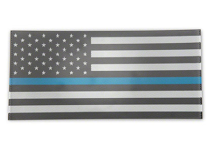 RedRock Grille Insert; Blue Line (20-25 Jeep Gladiator JT w/o TrailCam)