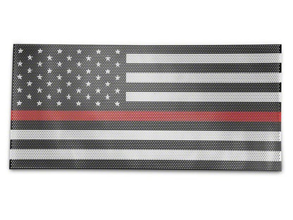 RedRock Grille Insert; Red Line (20-25 Jeep Gladiator JT w/o TrailCam)