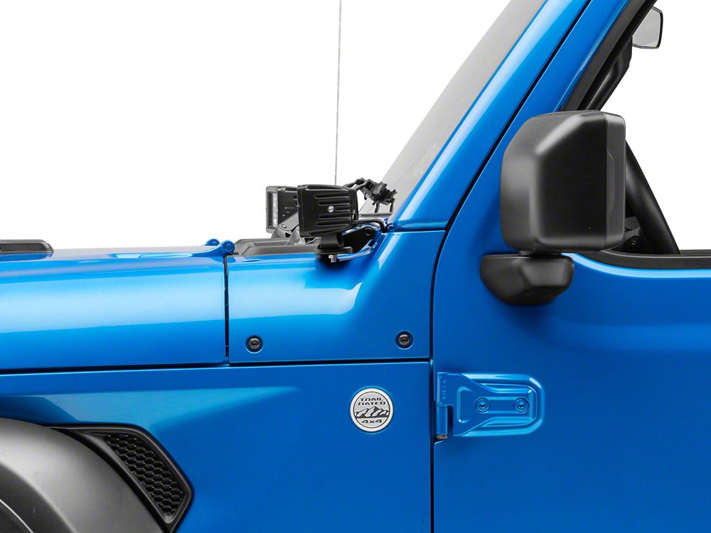 RedRock Windshield Hinge Light Mounts (20-25 Jeep Gladiator JT)