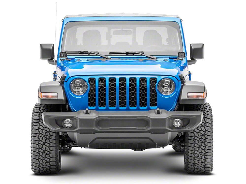 RedRock Windshield Hinge Light Mounts (20-25 Jeep Gladiator JT)