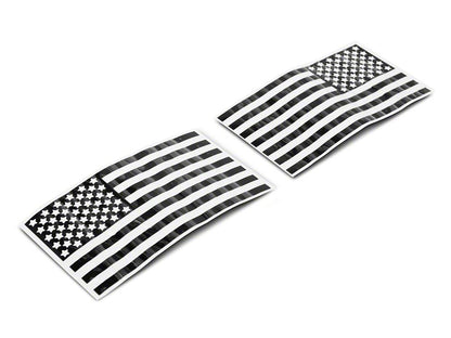 RedRock 6-Inch Old Glory Vinyl Decals (Universal; Some Adaptation May Be Required)
