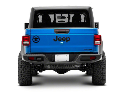 RedRock 6-Inch Star Vinyl Decal; Black (Universal; Some Adaptation May Be Required)