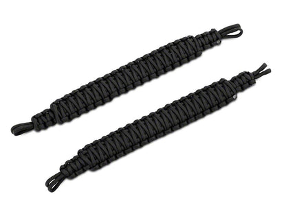 RedRock Headrest Paracord Grab Handles; Black (20-25 Jeep Gladiator JT)