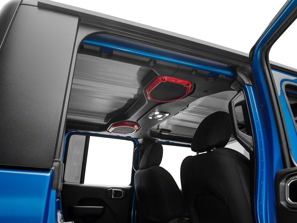 RedRock Roof Speaker Trim; Red (20-23 Jeep Gladiator JT)