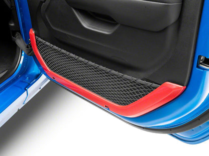 RedRock Inner Door Trim Set; Red (20-25 Jeep Gladiator JT)