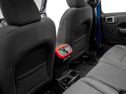 RedRock Rear Vent Outlet Trim; Red (20-25 Jeep Gladiator JT)
