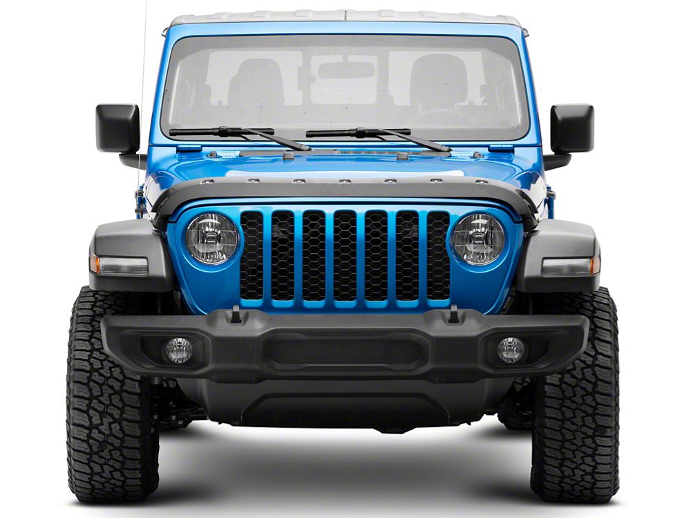 RedRock Hood Protector; Black (20-25 Jeep Gladiator JT, Excluding Mojave)