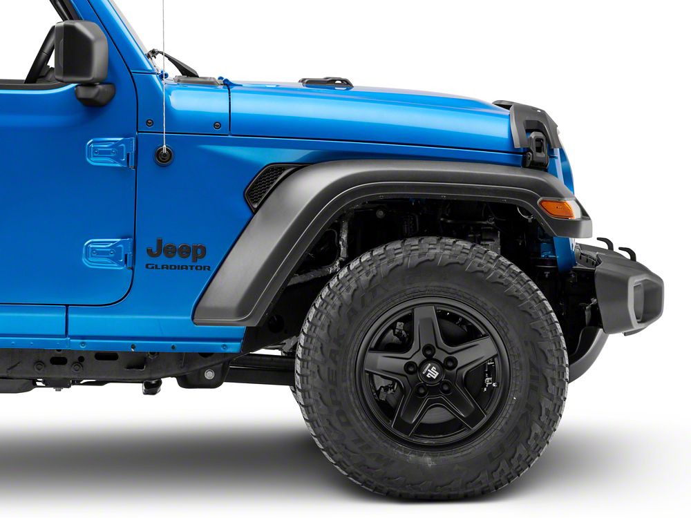 RedRock Hood Protector; Black (20-25 Jeep Gladiator JT, Excluding Mojave)