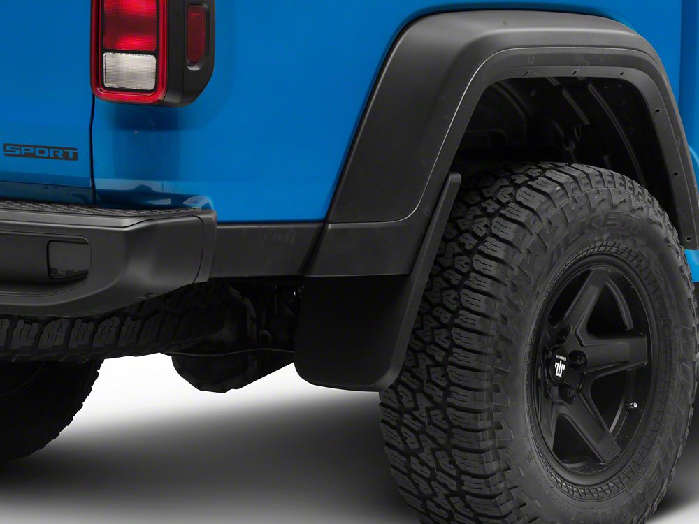 RedRock Molded Mud Guards; Front and Rear (20-25 Jeep Gladiator JT Sport S)