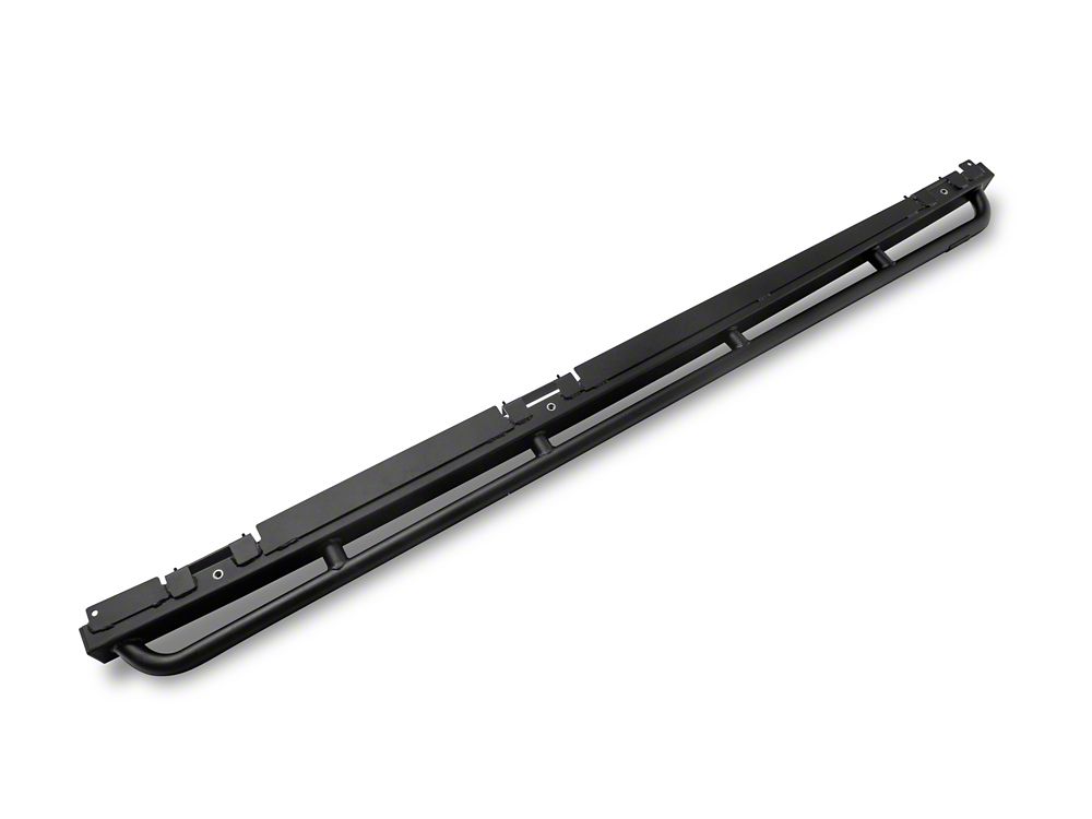 Jeep Licensed by RedRock Enhanced Rubi Rails with Jeep Logo; Textured Black (20-25 Jeep Gladiator JT)