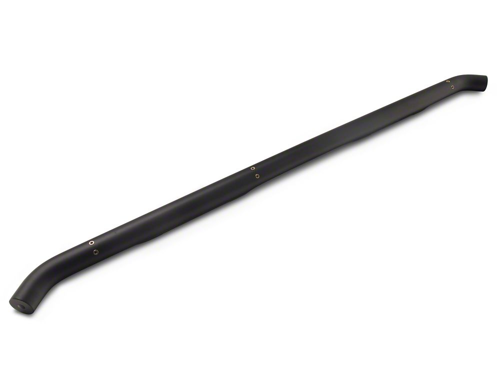 Jeep Licensed by RedRock 3-Inch Round Side Step Bars with Jeep Logo; Textured Black (20-25 Jeep Gladiator JT)