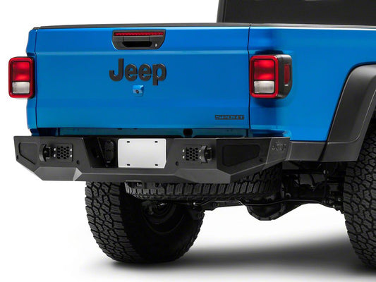 Jeep Licensed by RedRock HD Rear Bumper with Jeep Logo (20-25 Jeep Gladiator JT)