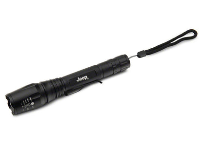 Jeep Licensed by RedRock Roll Bar Mounted Flashlight Holder with LED Flashlight (20-25 Jeep Gladiator JT)