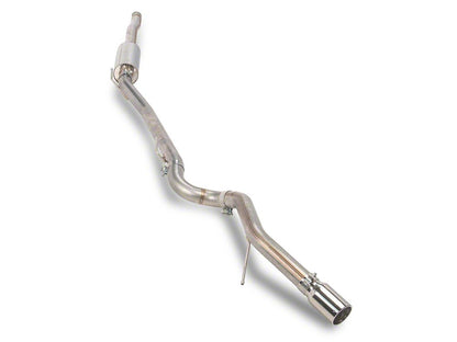 RedRock Single Exhaust System with Polished Tip; Side Exit (20-25 3.6L Jeep Gladiator JT)