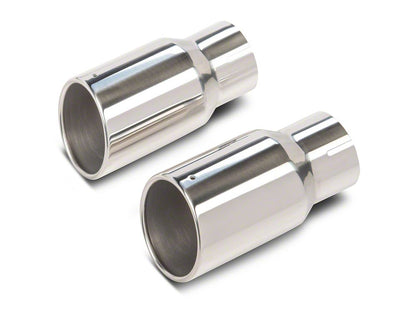 RedRock Dual Exhaust System with Polished Tips; Side Exit (20-25 3.6L Jeep Gladiator JT)
