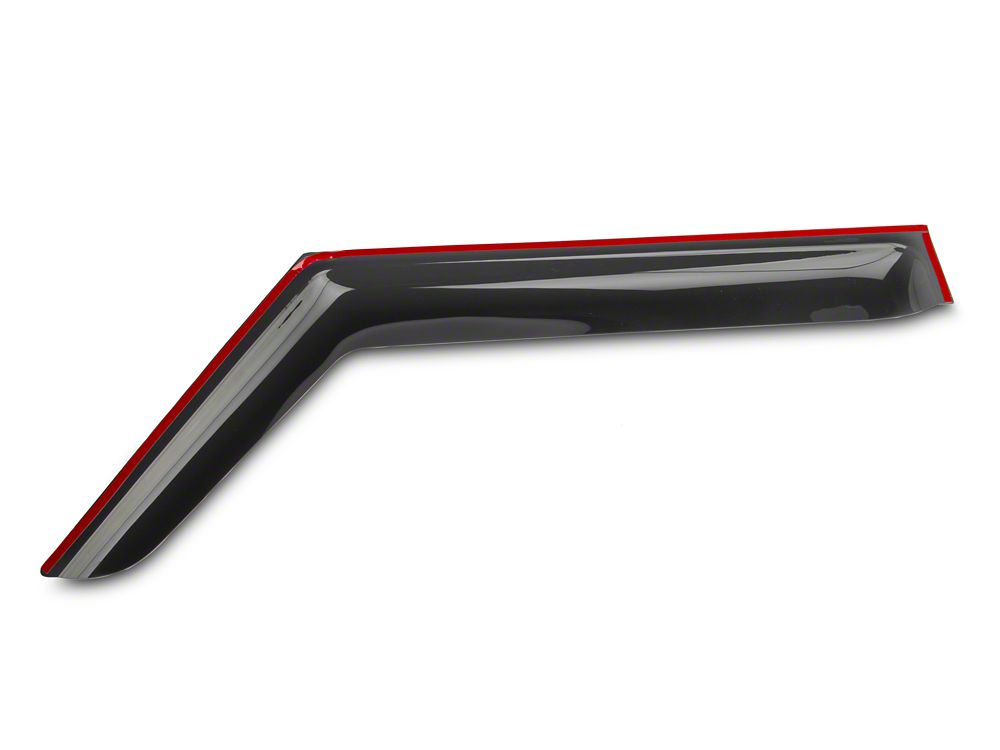RedRock Tape-On Window Deflectors; Front and Rear; Smoked (20-25 Jeep Gladiator JT)